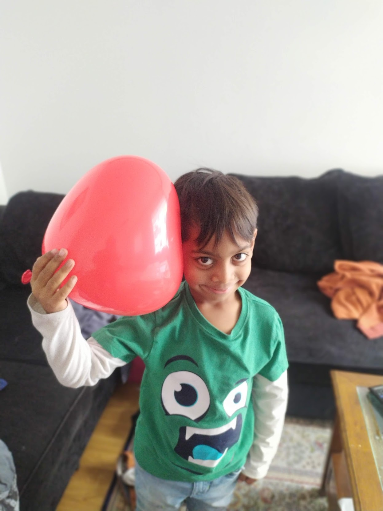 Pritesh as a young child